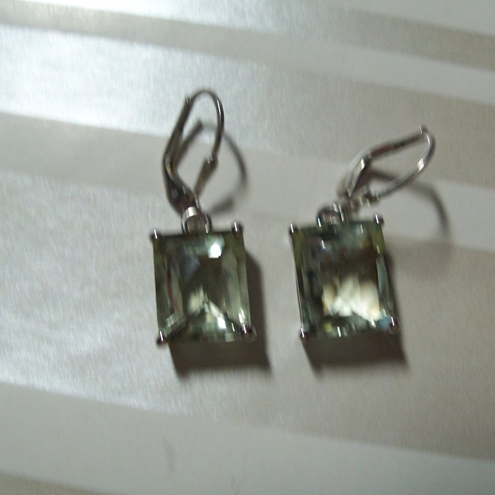 Prasiolite Earrings